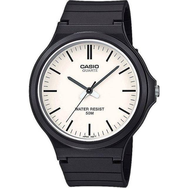 Casio Mw 240 7evdf  Mw 240 7e  Analog Sat Student Male Urethane Watch MW-240-7EVDF
