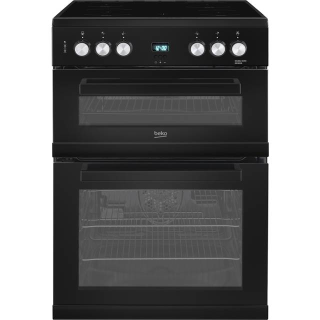 Beko EDC663K Black electric double oven cooker