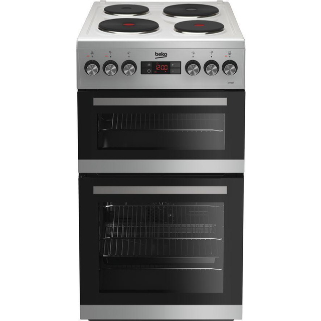 Beko KDV555AS 50cm Double Oven Electric Cooker