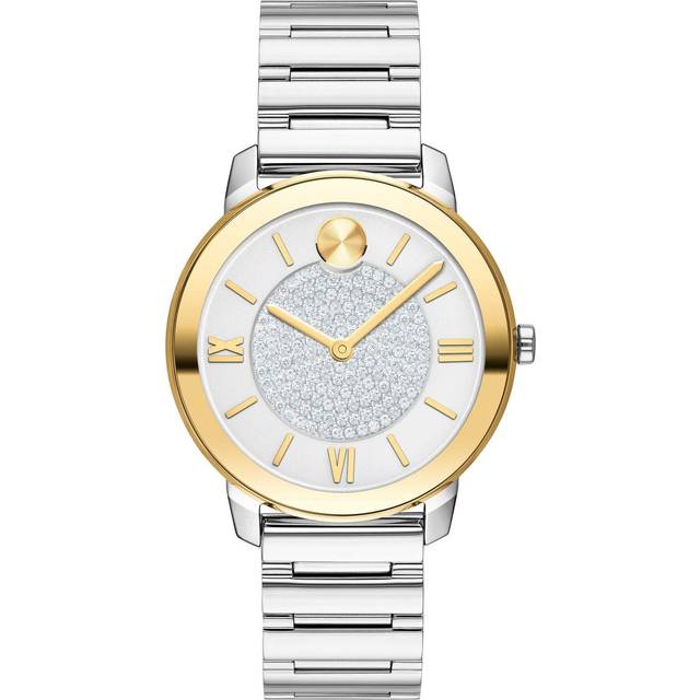 Movado BOLD Crystal Ladies' Two Tone Bracelet Watch