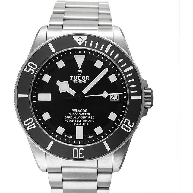 Tudor Mens Silver M25600tn-0001 Pelagos Titanium and Stainless Steel Automatic Watch 42mm - SILVER