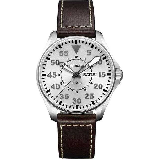 Hamilton Watch Khaki Aviation Pilot Quartz - Silver