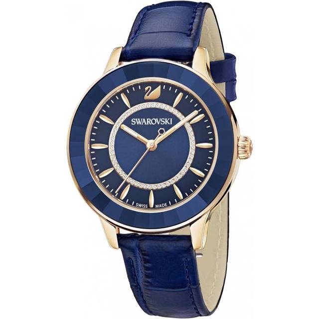 Swarovski 5414413 Octea Lux Rose Gold Plated Blue Women's Watch 39