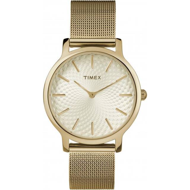 Timex Metropolitan Transcend White Dial Mesh Strap Women's Watch TW2R36100