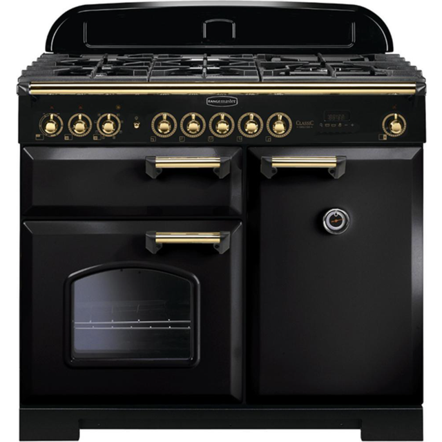 Rangemaster CDL100DFFBL/B 115540 Classic Dl 100 Dual Fuel Range Cooker