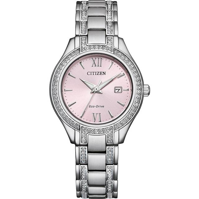 Citizen Ladies Silhouette Crystal Watch FE1230-51X - Pink