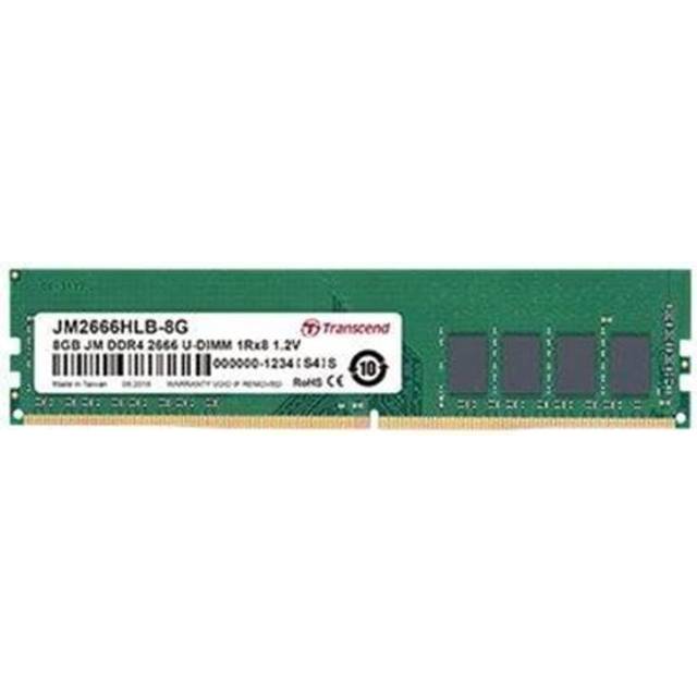 Transcend JetRAM - DDR4 - modul - 16 GB - DIMM 288-pin - 2666 MHz / PC4-21300 - CL19 - 1.2 V - ej buffrad - icke ECC