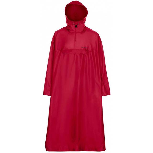 Hiking Backpack poncho, Men, Hiking Backpack Poncho, Indian Red, L/XL