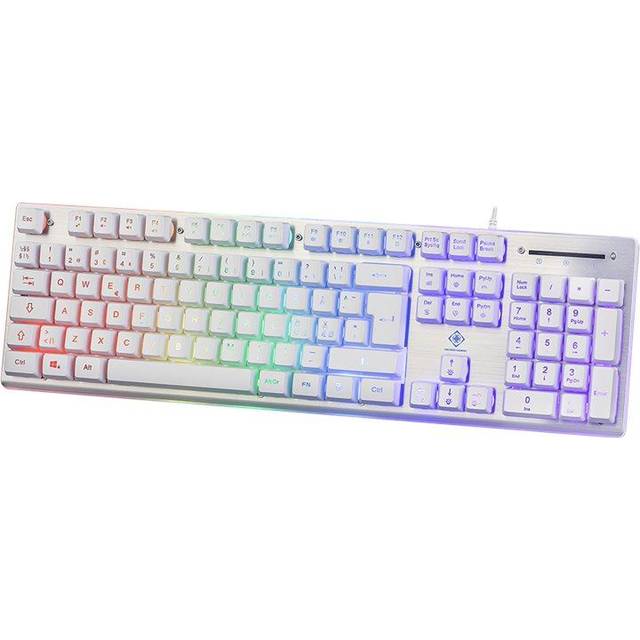 deltaco_gaming WK75 RGB keyboard 105 keys Nordic membrane switches orange