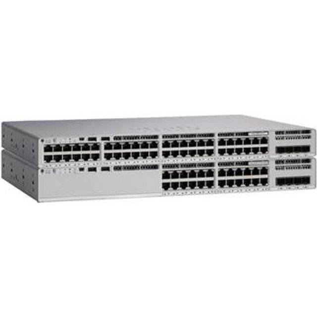 Cisco Catalyst C9200L-24T-4X-E 24-Port Rack-mountable Managed Switch - Grey