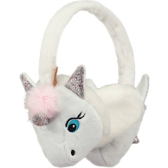 Barts Kids Childrens Unicorna Faux Fur Earmuffs Ear Warmers - White - Size: ONE size