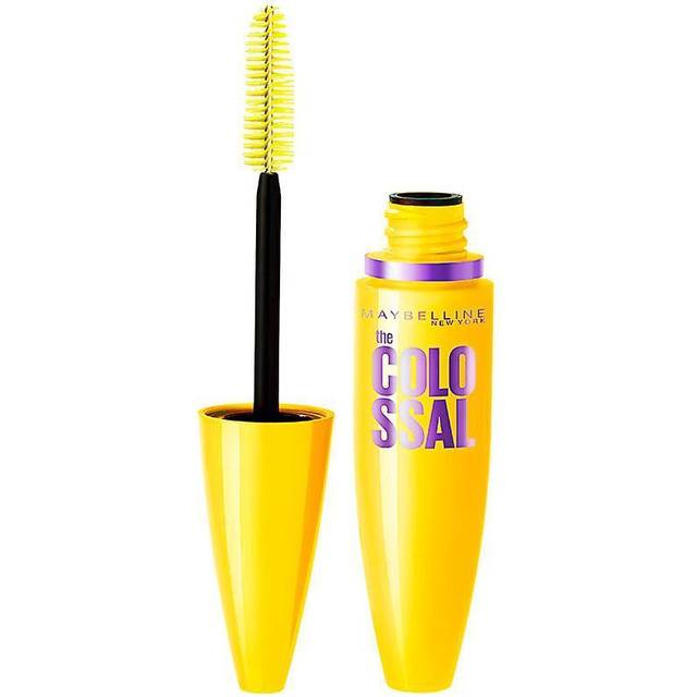 Maybelline New York Mascara The Colossal, Maxi Flaskborste för en kolossal volym, Svart, 10,7 ml