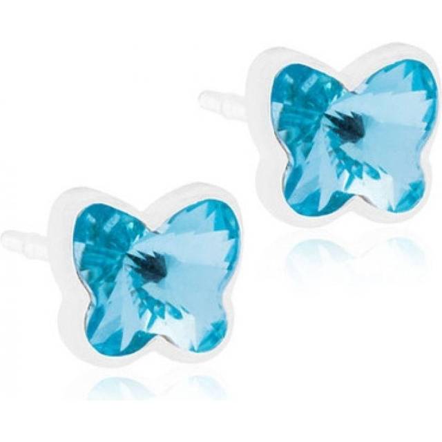 Blomdahl Örhängen BM MP  Butterfly 5mm Aquamarine 1 par