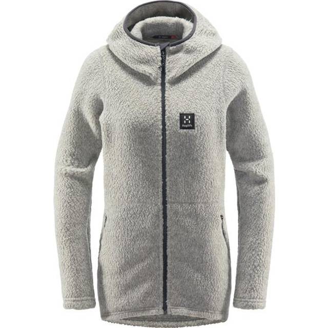 Pile Hood W Grey Melange (XS) - Grå (XS)