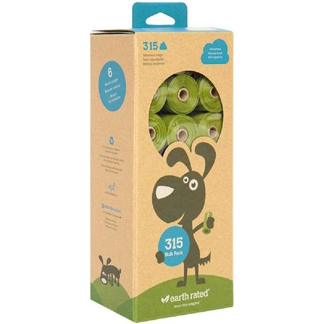 Earth Rated 315 Poo Bags on 21 Refill Rolls Unscented
