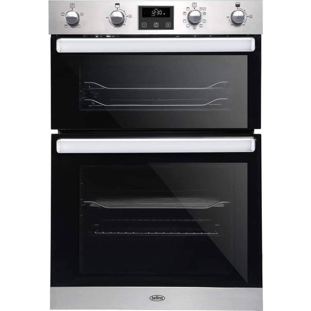 Belling BI902FP Built In Electric Double Oven - Stainless Steel - A/A Rated