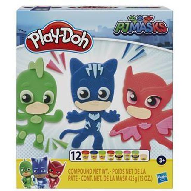 Play-Doh PJ Masks Hero Putty with 12 Pots of Dough