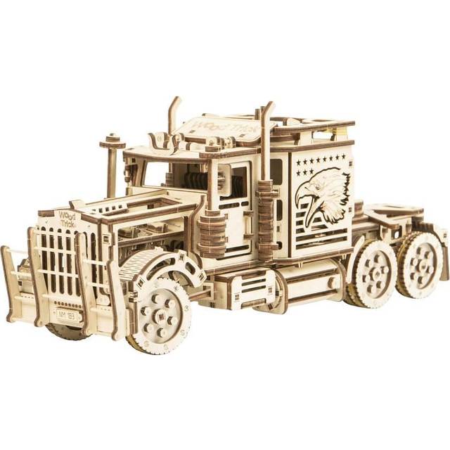 Wood Trick Wooden Scale Model Kit Big Rig Kids Children Art Model Making Set