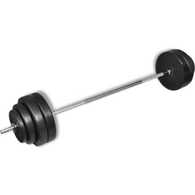 vidaXL Skivstång med vikter 60 kg