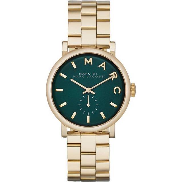 Marc Jacobs MBM3245 Baker Green Dial Gold-tone Ladies Watch