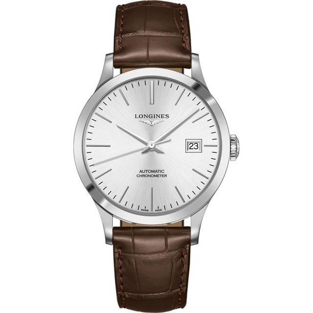 Longines Watch Record Mens - Silver