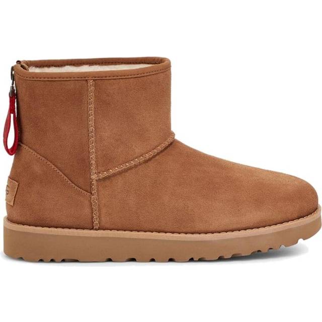 (WMNS) UGG Classic Mini Logo Zip 'Chestnut' 1122671-CHE - 5