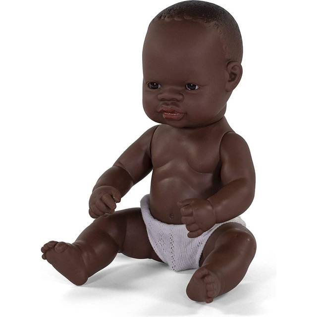Miniland 12.63 Anatomically Correct Newborn Baby Doll, African Boy