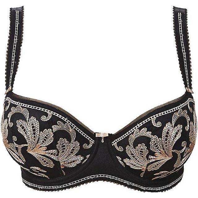 Fantasie sofia half cup bra padded demi three section underwired bras lingerie
