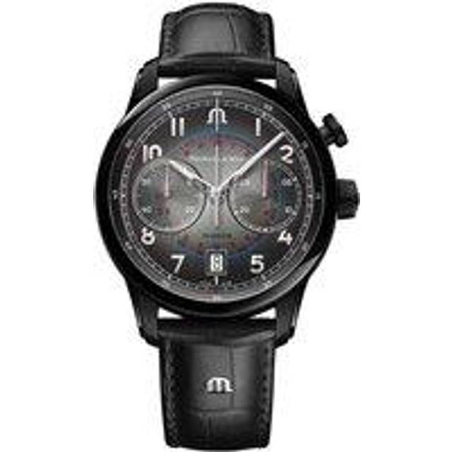 Maurice Lacroix Pontos Chronograph Monopusher Automatic Black Dial Watch PT6428-DLB01-320-2
