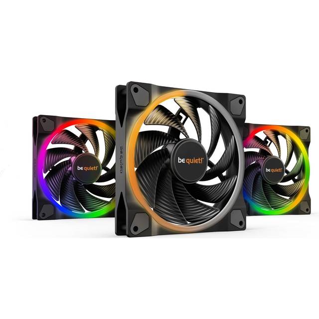 be quiet! Light Wings ARGB 140mm PWM High Speed Fan - Triple Pack