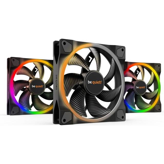 be quiet! Light Wings ARGB 140mm PWM Fan - Triple Pack