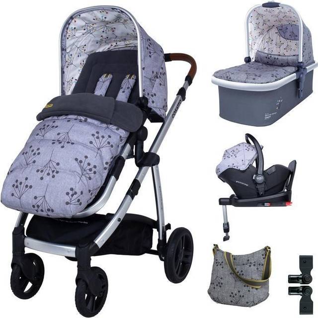 Cosatto wow 2 travel system bundle bureau with car seat & raincover