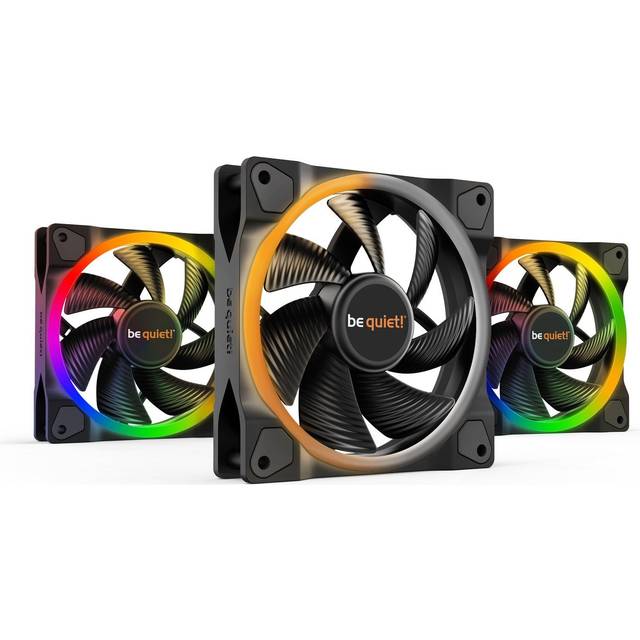 Be Quiet Light Wings 120mm PWM Triple Pack ARGB LED Lighting 4-pin PWM PC Fan
