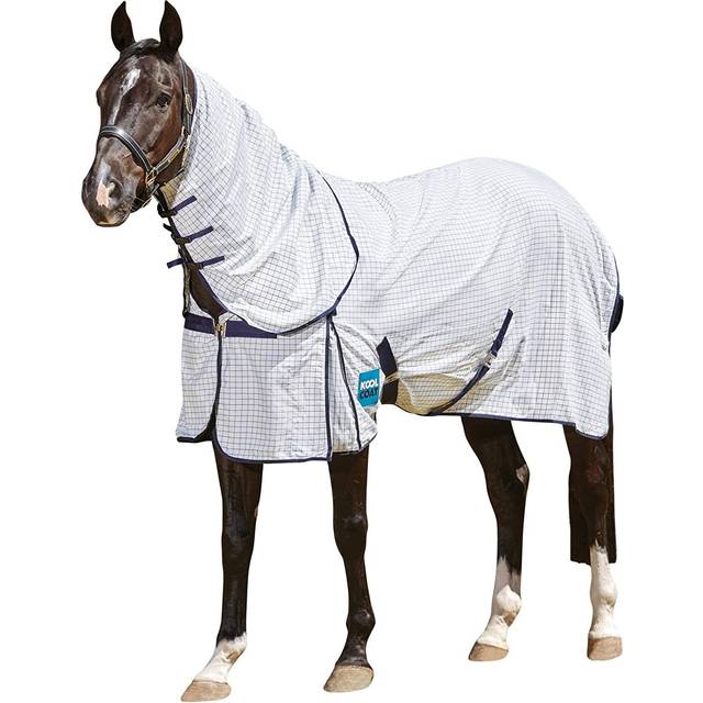 Kool Coat Classic With Surcingles III Combo Neck - White/Navy / 6'6