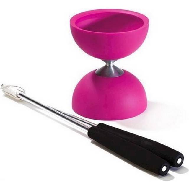 Diabolo with aluminium sticks Acrobat - Rose