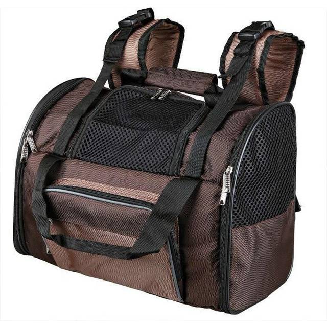 Trixie friends on tour transport brown/beige shiva backpack 41 ? 30 ? 21 cm