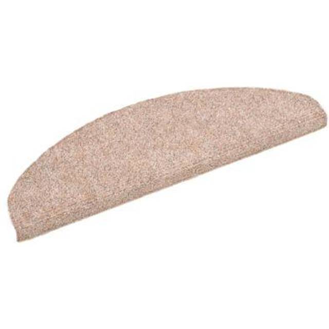 Vidaxl Self-adhesive Stair Mats 10 Pcs Brown 65X21X4 Cm Needle Punch, Brown