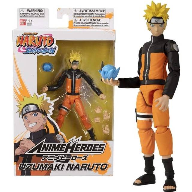 Bandai Anime Heroes: Naruto Shippuden - Uzumaki Action Figure