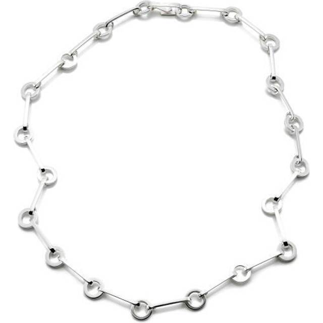 Efva Attling Ring Chain Collier 50 CM - SILVER