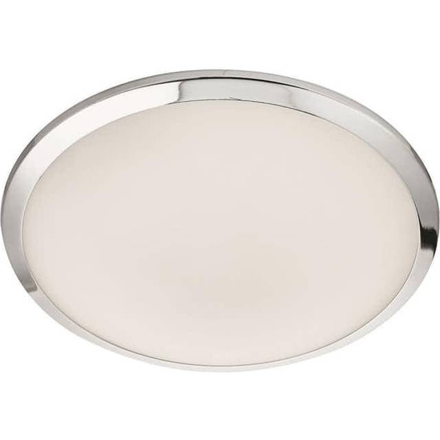 Searchlight 7938-30CC Led Bathroom Ip44 Flush Chrome Trim Frosted Glas