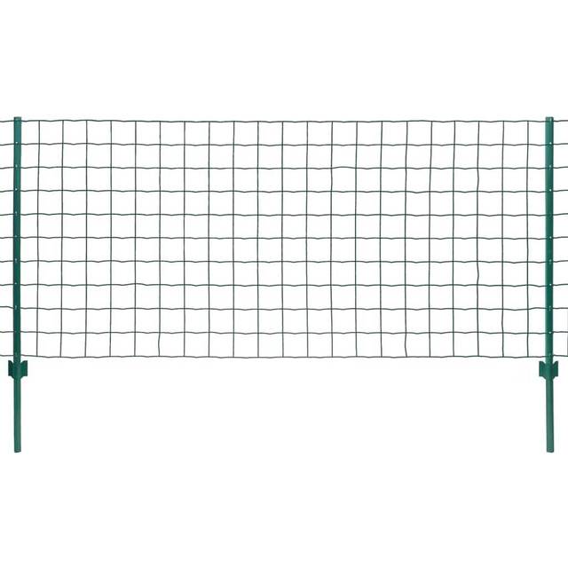 vidaXL Euro Fence Steel 20x1 m Green