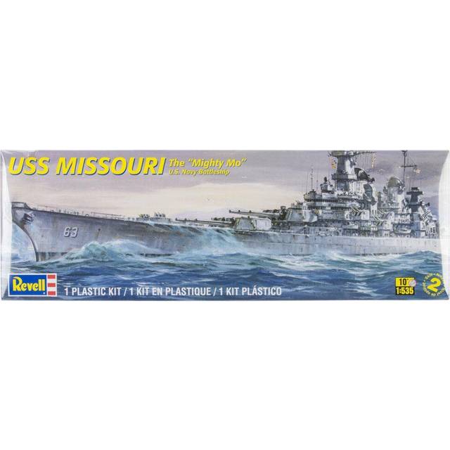 Level 4 Model Kit USS Missouri Battleship &#34;The Mighty Mo&#34; 1/535 Scale Model by Revell