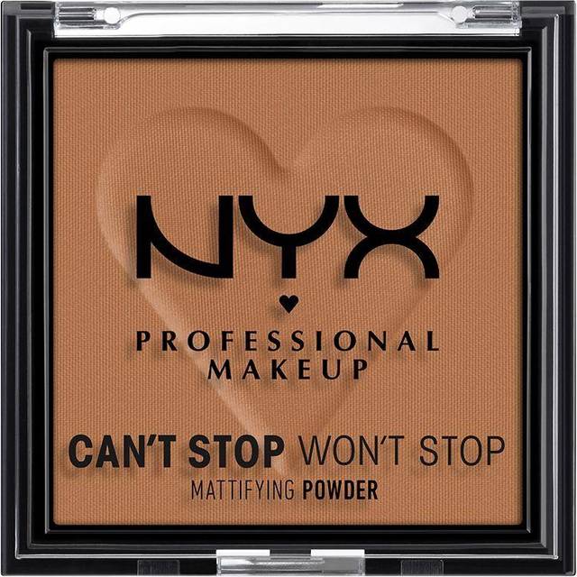 NYX Professional Makeup Can't Stop Won't Stop Mattifying Powder Mattifierande pulver Skugga 08 Mocha 6 g
