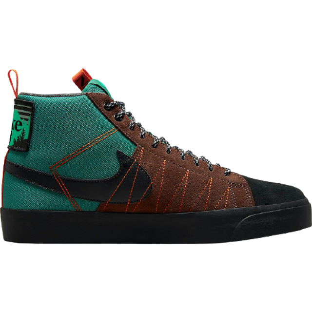 Nike Blazer Mid Premium SB 'Acclimate Pack - Noble Green' DC8903-300 - Black/Green/Brown - 5