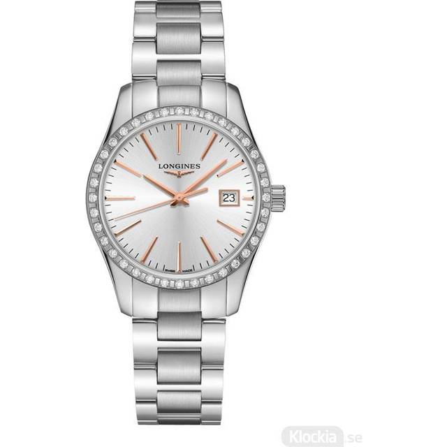 Conquest Classic 34mm Ladies Watch Silver