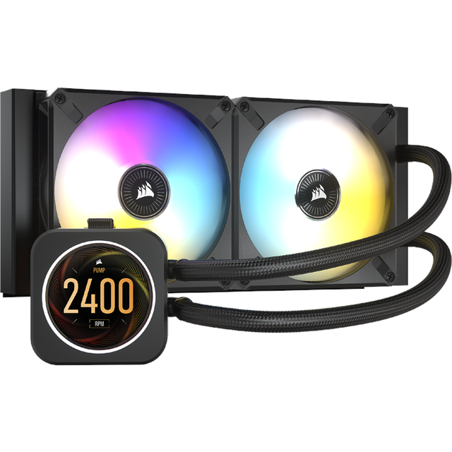 Corsair iCUE H100i Elite LCD / 240mm / RGB