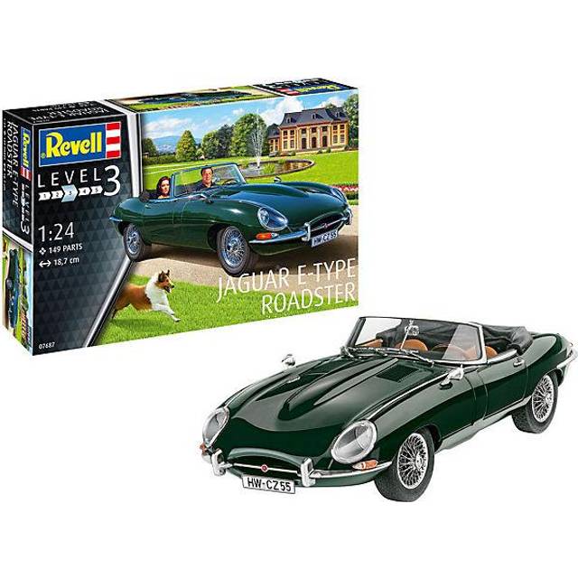 Revell Jaguar E-Type Roadster 1:24 Scale Model Kit