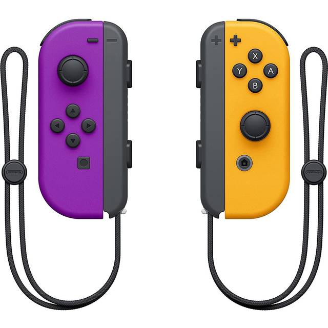 Nintendo Switch Joy-Con Controllers Neon Purple and Neon Orange