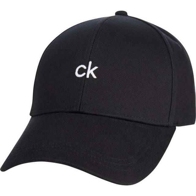Calvin Klein Organic Cotton CK Logo Baseball Cap, Black