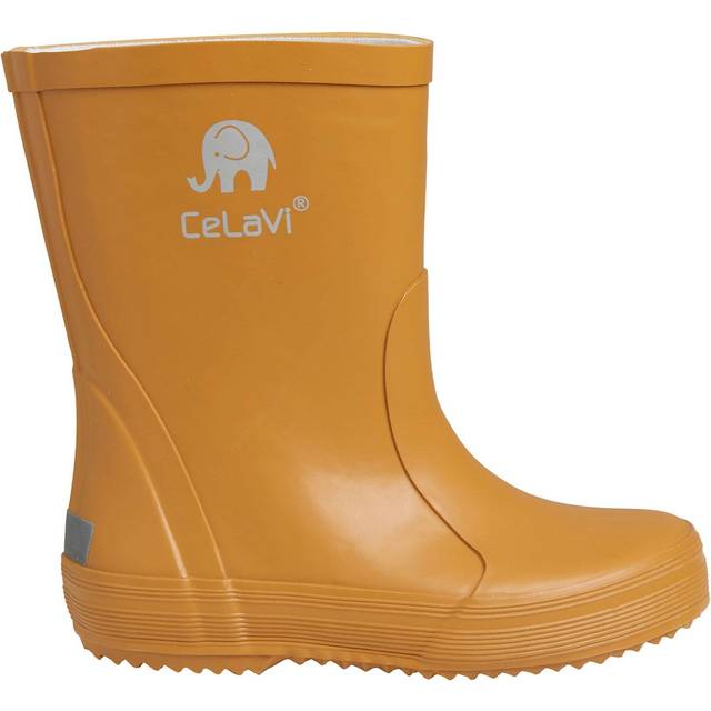 Celavi Kinder Gummistiefel Basic Wellies Solid Buckthorn Brown